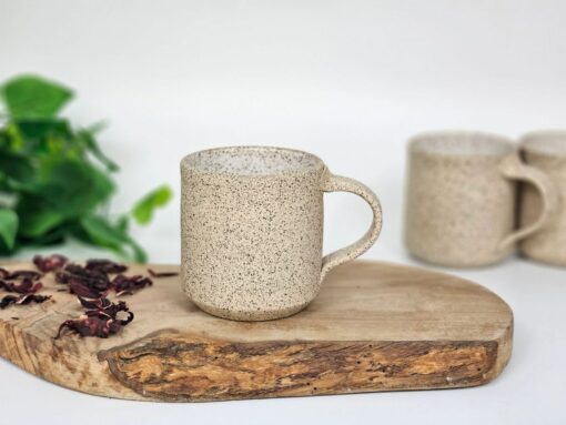 Artisan-Crafted Stoneware Coffee Mug A Speckle of Delight in Every Sip - Image 5