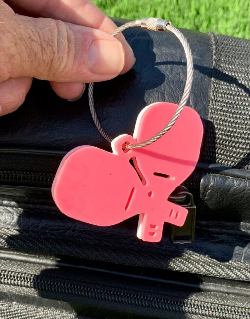 Pickleball 4-Pack Bag Tags Support Breast Cancer Awareness with Style - Image 6