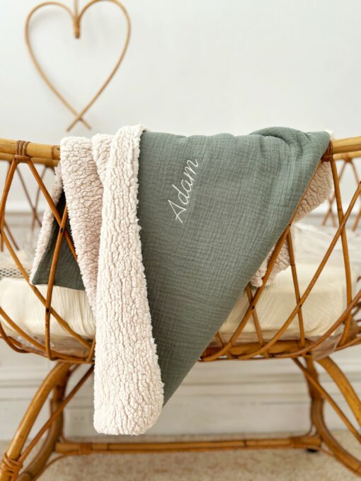 Ultra-Soft Cotton Gauze Baby Blanket The Perfect Birth Gift for Snuggly Comfort - Image 4
