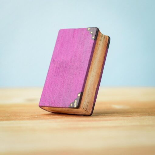 Enchanting Handcrafted Wooden Books Spooky Halloween Decor for Imaginative Play - Image 4