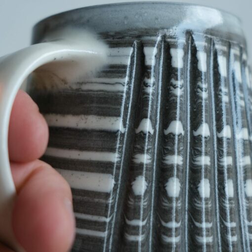Artisan-Crafted Stoneware Coffee Mug Elevate Your Morning Ritual - Image 3