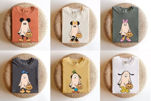 Hauntingly Adorable Disney Mickey Friends Halloween Sweatshirt for Spooky Season - Image 2