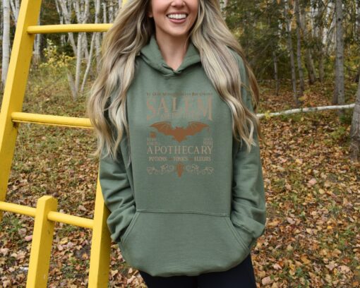Bewitching Salem Apothecary Sweatshirt Unveil the Enchanting Spirit of Halloween - Image 4