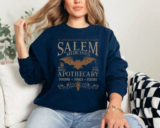 Bewitching Salem Apothecary Sweatshirt Unveil the Enchanting Spirit of Halloween - Image 6