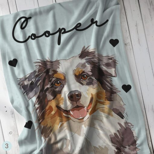 Personalized Pet Blanket Snuggle Up with Your Furry Friend's Unique Charm - Image 2