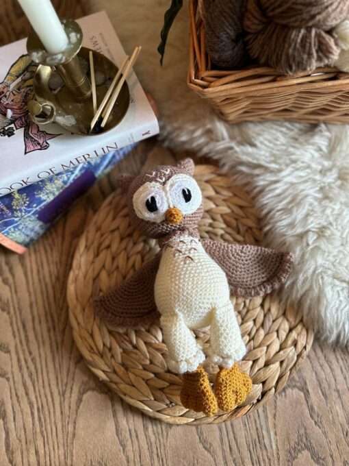 Enchanting Merlin the Owl Crochet Pattern Create Your Own Adorable Owl Amigurumi - Image 4
