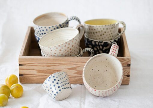 Hygge Blue Polka Dot Mug A Danish Delight for Your Morning Ritual - Image 6