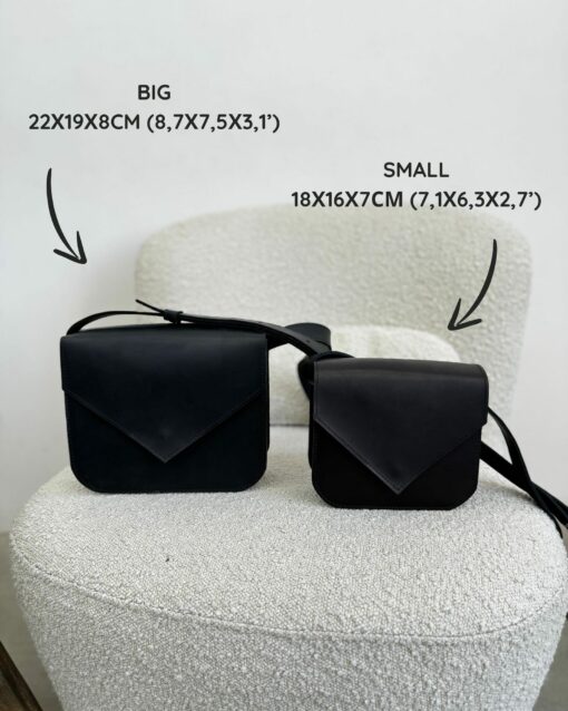Chic and Compact Personalized Leather Crossbody Bag for Everyday Style - Image 5