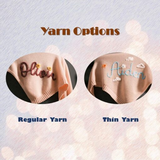 Personalized Hand-Embroidered Knit Baby Blanket A Cherished Keepsake for Your Little One - Image 6
