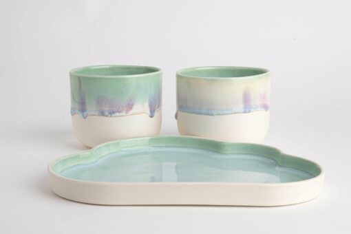 Cloud-Cuddling Breakfast Set Elevate Your Mornings with Artisan Pottery - Image 3