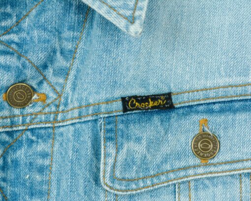 Crocker Jeans 90's Vintage Men's Denim Jacket Relive the Y2K Era with this Light Blue Trucker Coat - Image 6