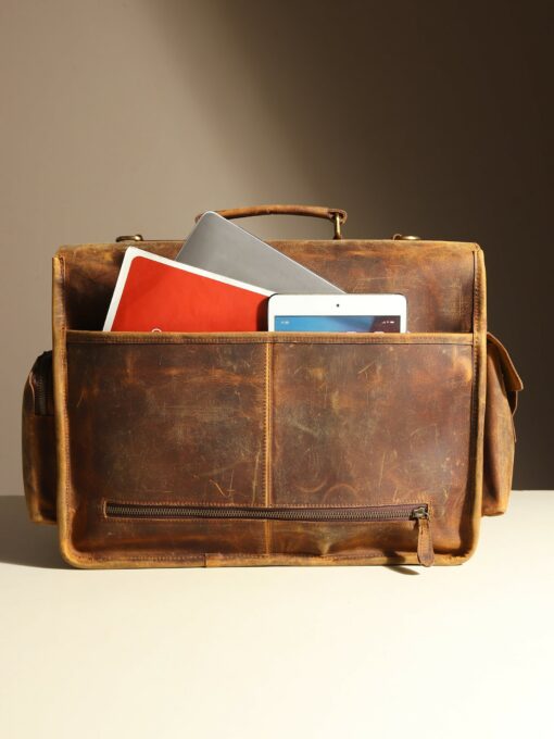Personalized Leather Messenger Bag The Perfect Gift for Men - Image 6