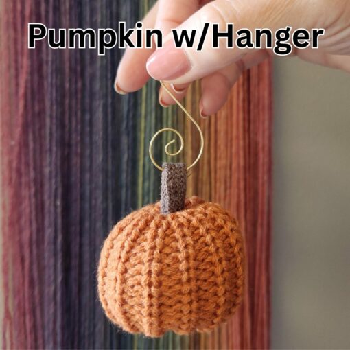 Cozy Autumn Vibes Set of 5 Knit Pumpkins for Hygge Decor and Fall Festivities - Image 3