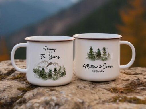 Personalized 10th Anniversary Mug A Decade of Love and Laughter - Image 2
