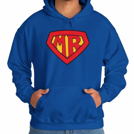 Superhero Mr. and Mrs. Hoodies Matching Couple's Hoodies for Festive Hero Gifts - Image 2