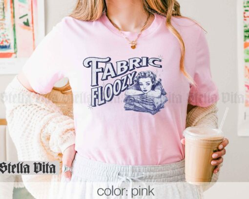Quiltastically Funny Retro Sewing Shirt for Fabric-Loving Quilters - Image 5