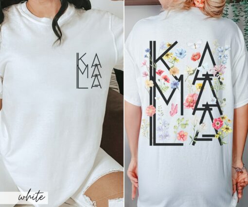 Comfort Colors Botanical Kamala Shirt Nature-Inspired Style for Kamala 2024 - Image 6
