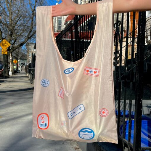 Eco-Friendly Sardine Squad Reusable Grocery Bag for Sustainable Shopping - Image 3