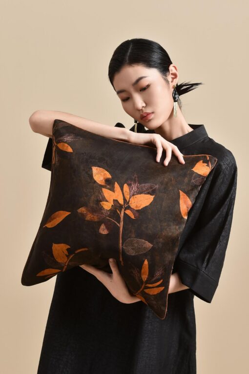 Luxurious Customizable 100% Mulberry Silk Pillow Covers Naturally Dyed, Made to Order - Image 4