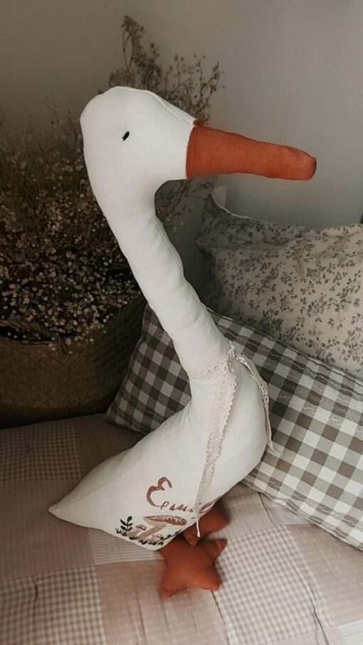 Personalized Nursery Goose A Cuddly Companion for Your Little One - Image 4