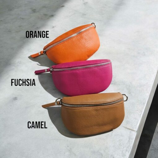 Genuine Leather Bum Bag Versatile Crossbody, Shoulder, or Belt Bag with Premium Leather Strap - Image 2