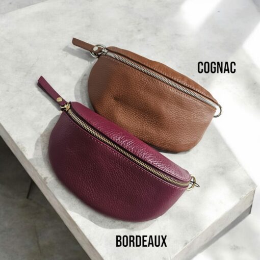 Genuine Leather Bum Bag Versatile Crossbody, Shoulder, or Belt Bag with Premium Leather Strap - Image 3