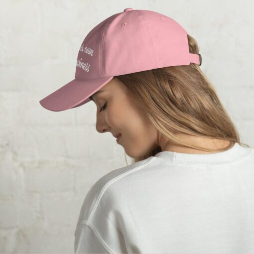 Mind Your Own Damn Business Embroidered Hat Feminist Gift, Political Baseball Cap, Meme Hat, Vote Kamala Harris Hat, Election Hat - Image 3
