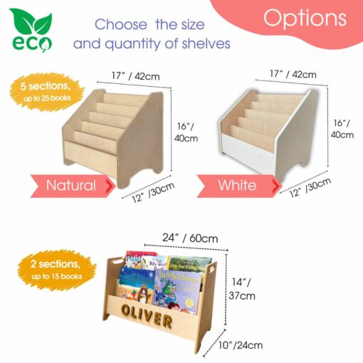 Personalized Montessori Bookshelf Empowering Young Readers with Custom Learning Spaces - Image 4