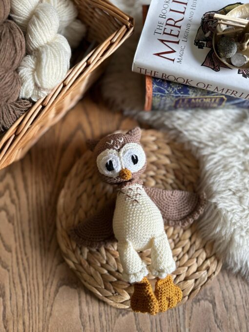 Enchanting Merlin the Owl Crochet Pattern Create Your Own Adorable Owl Amigurumi - Image 2