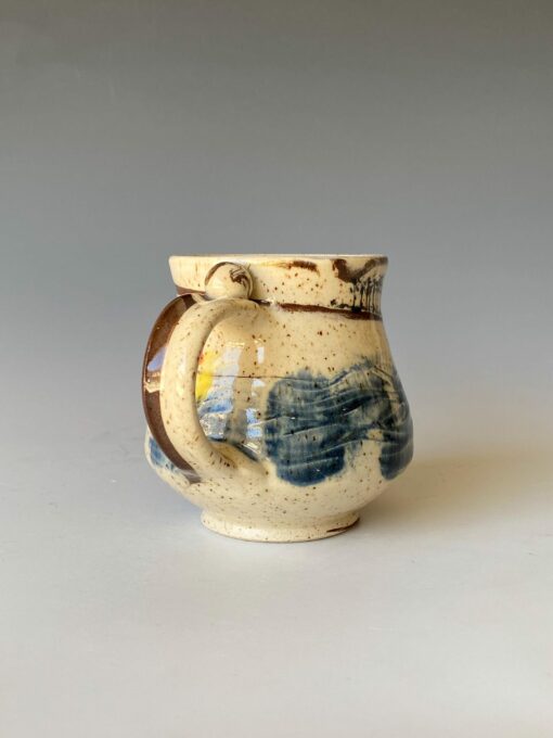 Distant Hills Symphony of Colors Ceramic Coffee Mug for a Vibrant Morning Ritual - Image 2
