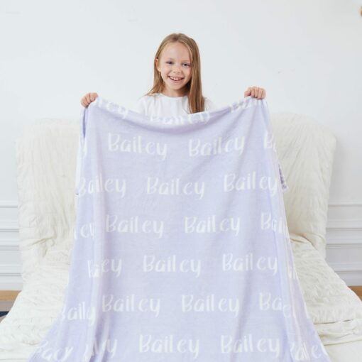 Personalized Baby Blanket Embroider Your Little One's Name for a Timeless Treasure - Image 3