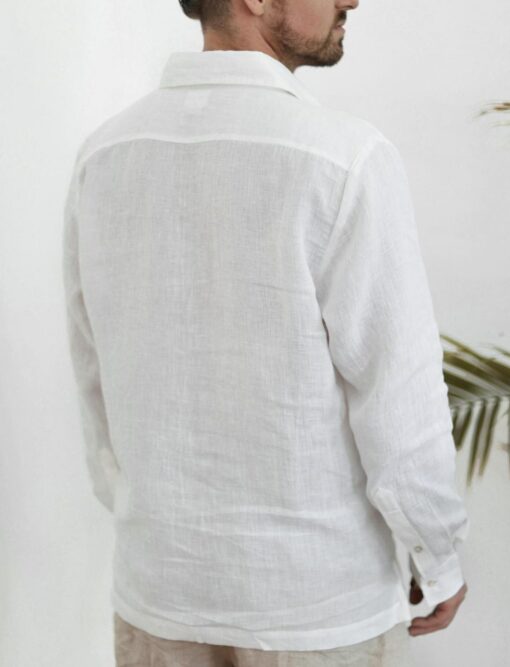 Father's Day Linen Shirt A Timeless Gift for the Special Man in Your Life - Image 2