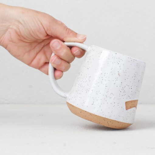 Springtime Serenity Handcrafted Dogwood and Cherry Blossom Mug by Salt of the Earth NC Pottery - Image 4