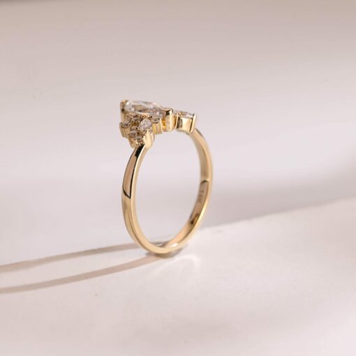 IGI Certified Marquise Lab-Grown Diamond Engagement Ring A Promise of Brilliance and Ethical Luxury - Image 5