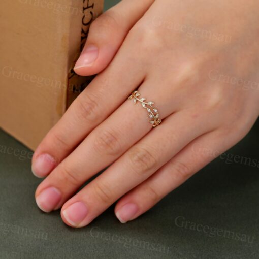 Exquisite Moissanite Eternity Band A Shimmering Symbol of Love and Commitment - Image 5