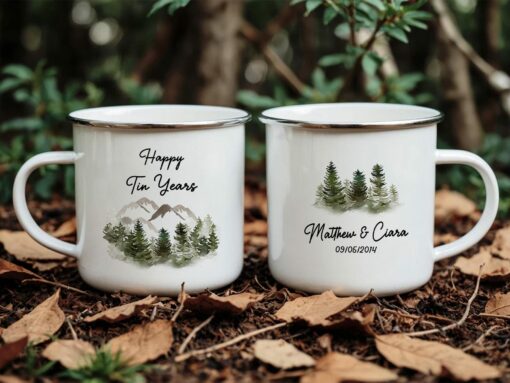 Personalized 10th Anniversary Mug A Decade of Love and Laughter - Image 3