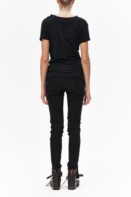 AryaSense TDRK14BLK Elevate Your Style with Our Casual Black Top, Perfect for Summer and Urban Chic - Image 5