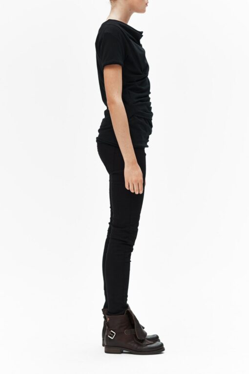 AryaSense TDRK14BLK Elevate Your Style with Our Casual Black Top, Perfect for Summer and Urban Chic - Image 4