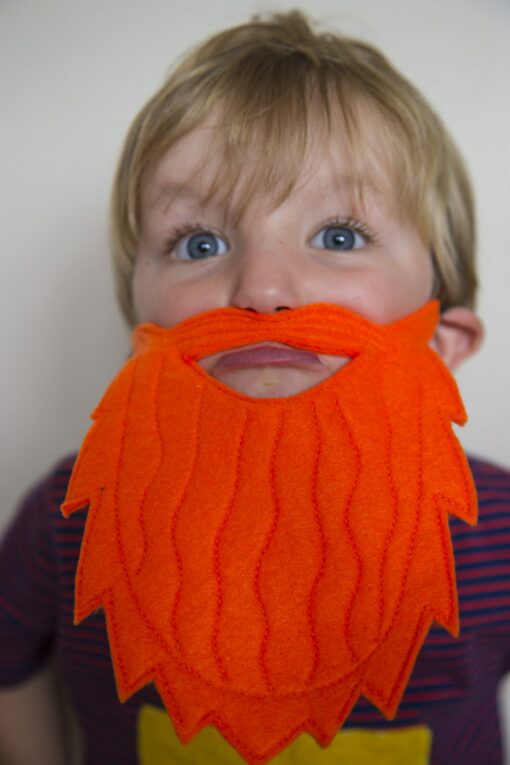 Kids' Felt Beard Mask The Ultimate Dress-Up Accessory for Kings, Jesters, and More! - Image 6