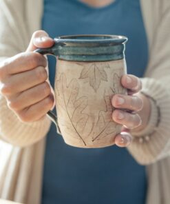 Exquisite Handmade Ceramic Coffee Mug A Perfect Gift for Coffee Aficionados