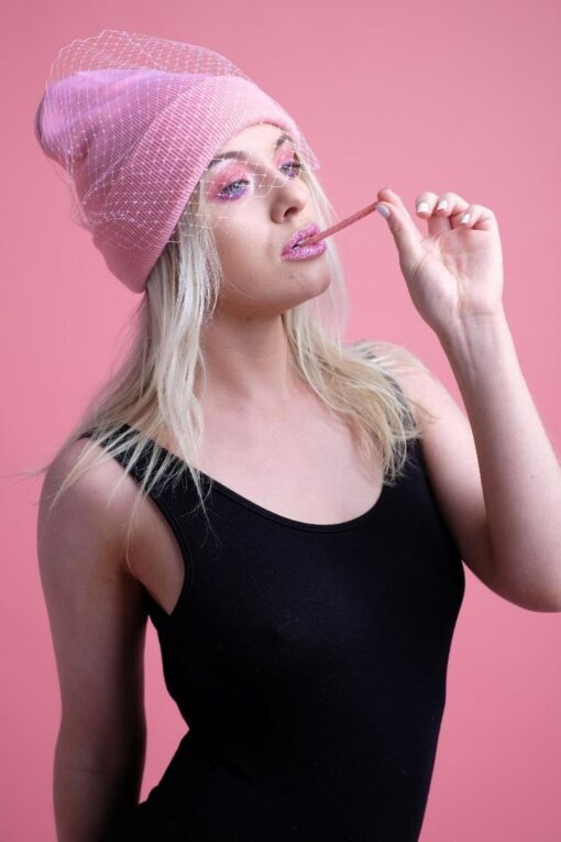 Veiled Beanie Hat Elevate Your Style with Grace and Mystery