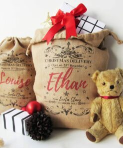 Personalized Burlap Christmas Sack Create a Festive Holiday Tradition