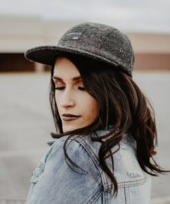 Cozy Grey Wool 5-Panel Hat Elevate Your Winter Style