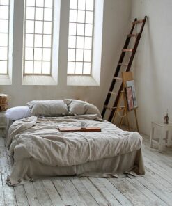 Undyed Linen Duvet Cover Experience the Pure Embrace of Nature's Softness