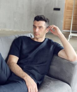 Elevate Your Summer Style Premium Linen T-Shirt for Men