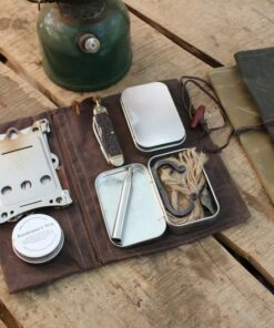 Adventure-Ready Waxed Canvas Roll-Up Pouch Keep Your Essentials Close