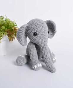 Adorable Grey Elephant Amigurumi A Cherished Gift for Little Ones
