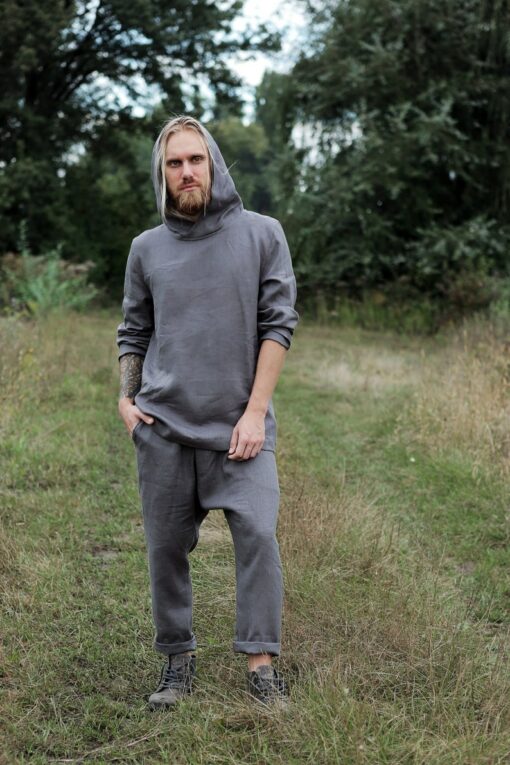 Breezy Linen Hoodie The Epitome of Summer Comfort and Style