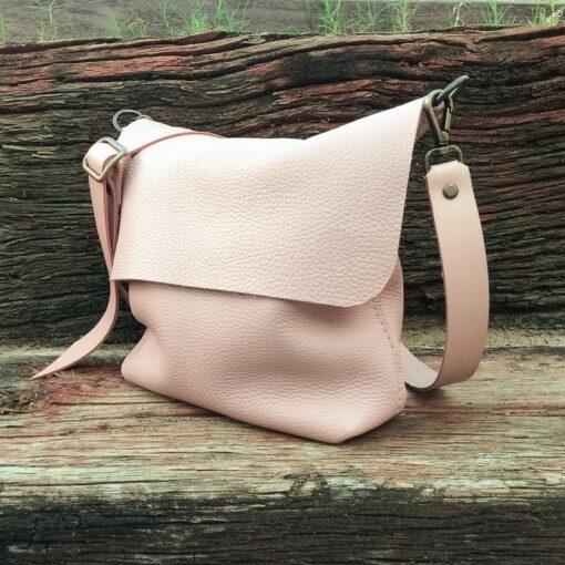 Handcrafted Leather Crossbody Bag A Symphony of Colors