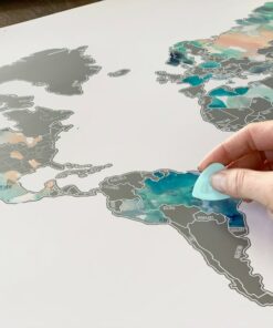 Scratch Off World Map Explore the Globe, Unleash Your Wanderlust